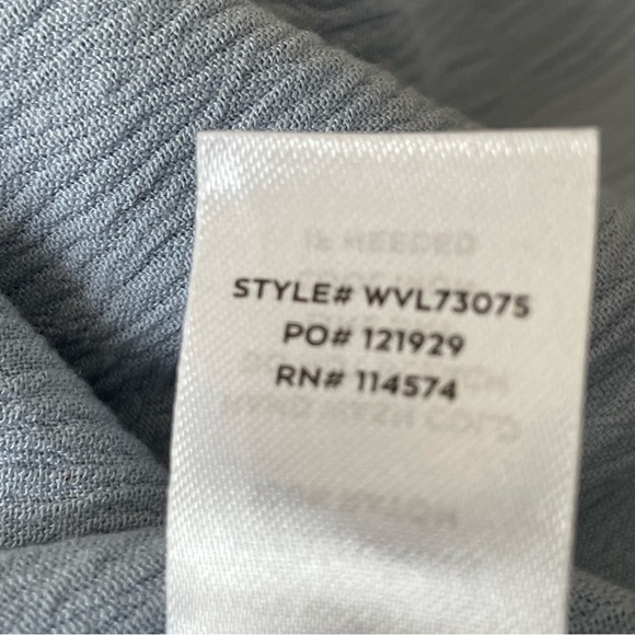 New! Lulus Stay Sunny Light Blue Faux Wrap Midi Dress NWT - 35784 - Picture 11 of 12